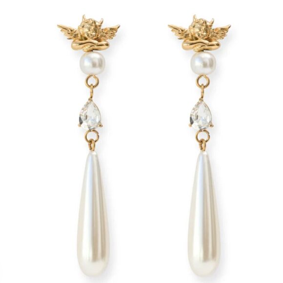 Boys Lie Jewelry - *NEW WITH TAG & BOX* Boys Lie - April Showers Gold Drop Earrings with Post